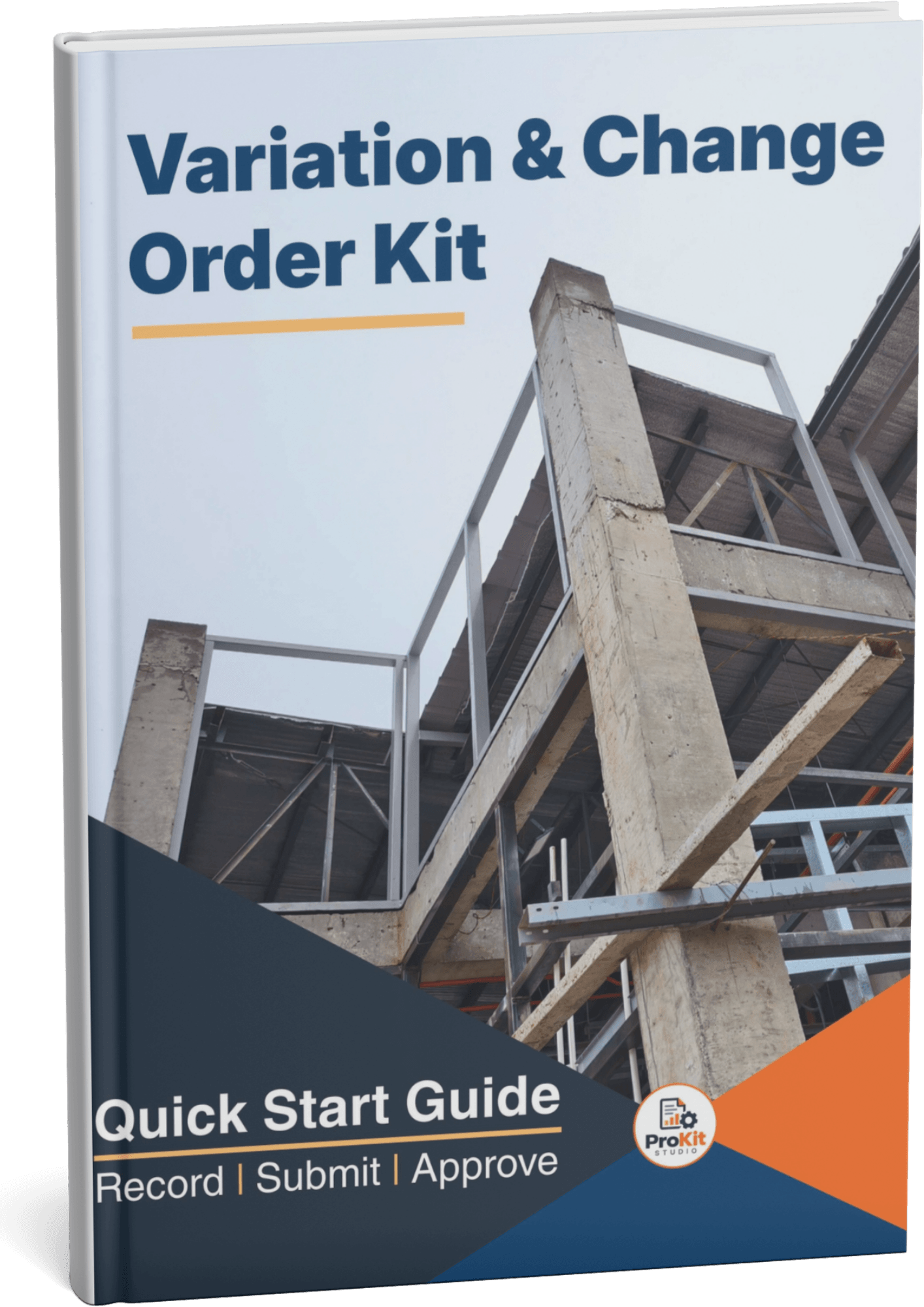 Construction Variation and Change Order Kit official template cover